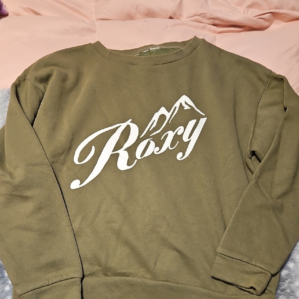Roxy Khaki Crewneck Men's Sweater